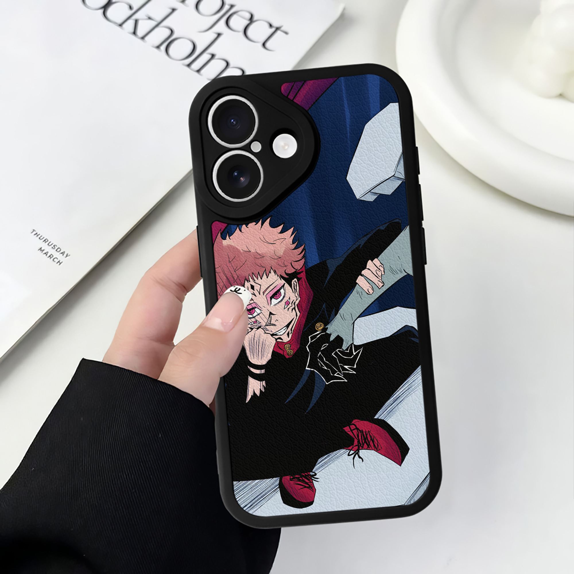（画像用） SPY×FAMILY间谍家家酒 【iPhone 16シリーズ対応】シリコンスマホケース（レザー調） 材質：シリコン